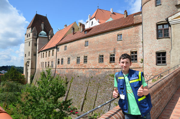 Besichtigung der Burg Trausnitz.